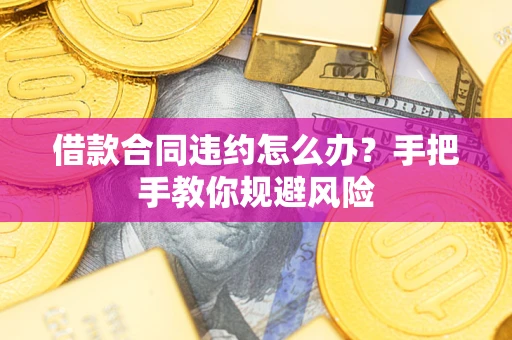 武汉借款合同违约怎么办？手把手教你规避风险