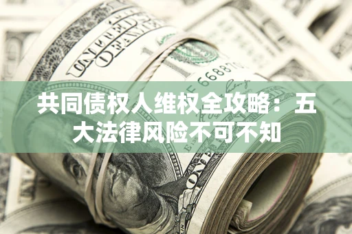 武汉共同债权人维权全攻略：五大法律风险不可不知