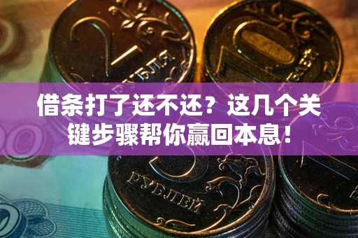 武汉借条打了还不还？这几个关键步骤帮你赢回本息！