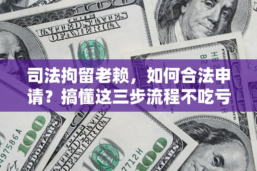 武汉司法拘留老赖，如何合法申请？搞懂这三步流程不吃亏！
