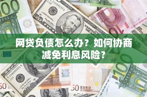 武汉网贷负债怎么办？如何协商减免利息风险？
