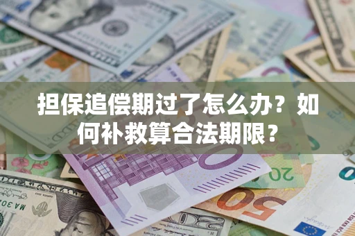 武汉担保追偿期过了怎么办？如何补救算合法期限？