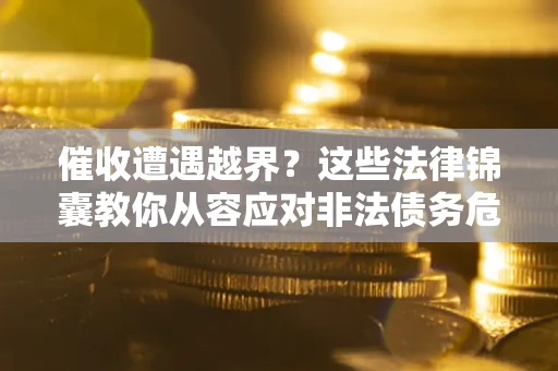 武汉催收遭遇越界？这些法律锦囊教你从容应对非法债务危机