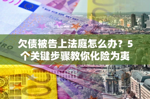 武汉欠债被告上法庭怎么办？5个关键步骤教你化险为夷