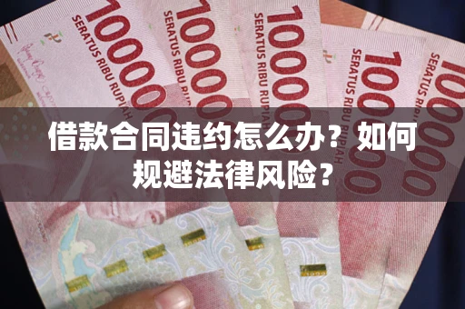 武汉借款合同违约怎么办？如何规避法律风险？