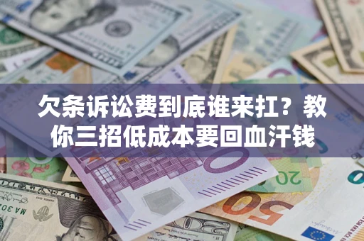 武汉欠条诉讼费到底谁来扛？教你三招低成本要回血汗钱